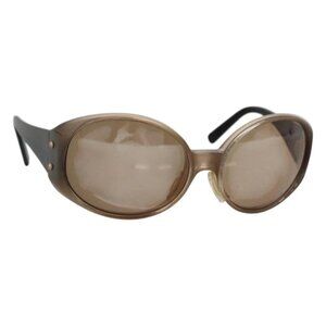 FENDI Sunglasses plastic Brown Auth bs25681